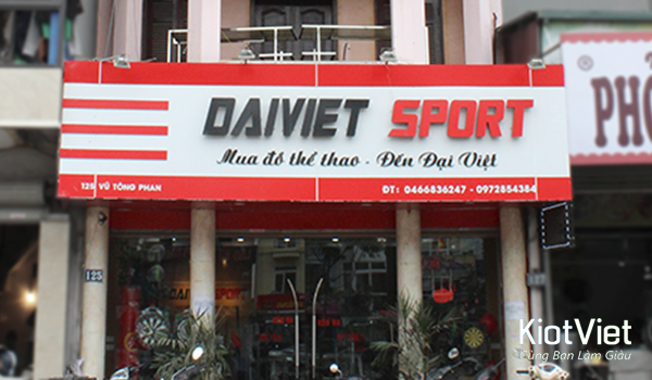 Đại Việt Sport giúp tư vấn mở cửa hàng thể thao